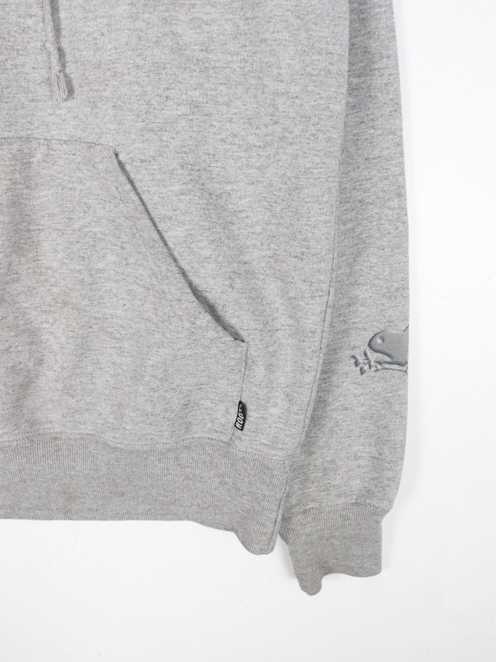 Vintage Roots Sweatshirt Fits Mens Small Grey Hoodie from propervintagecanada