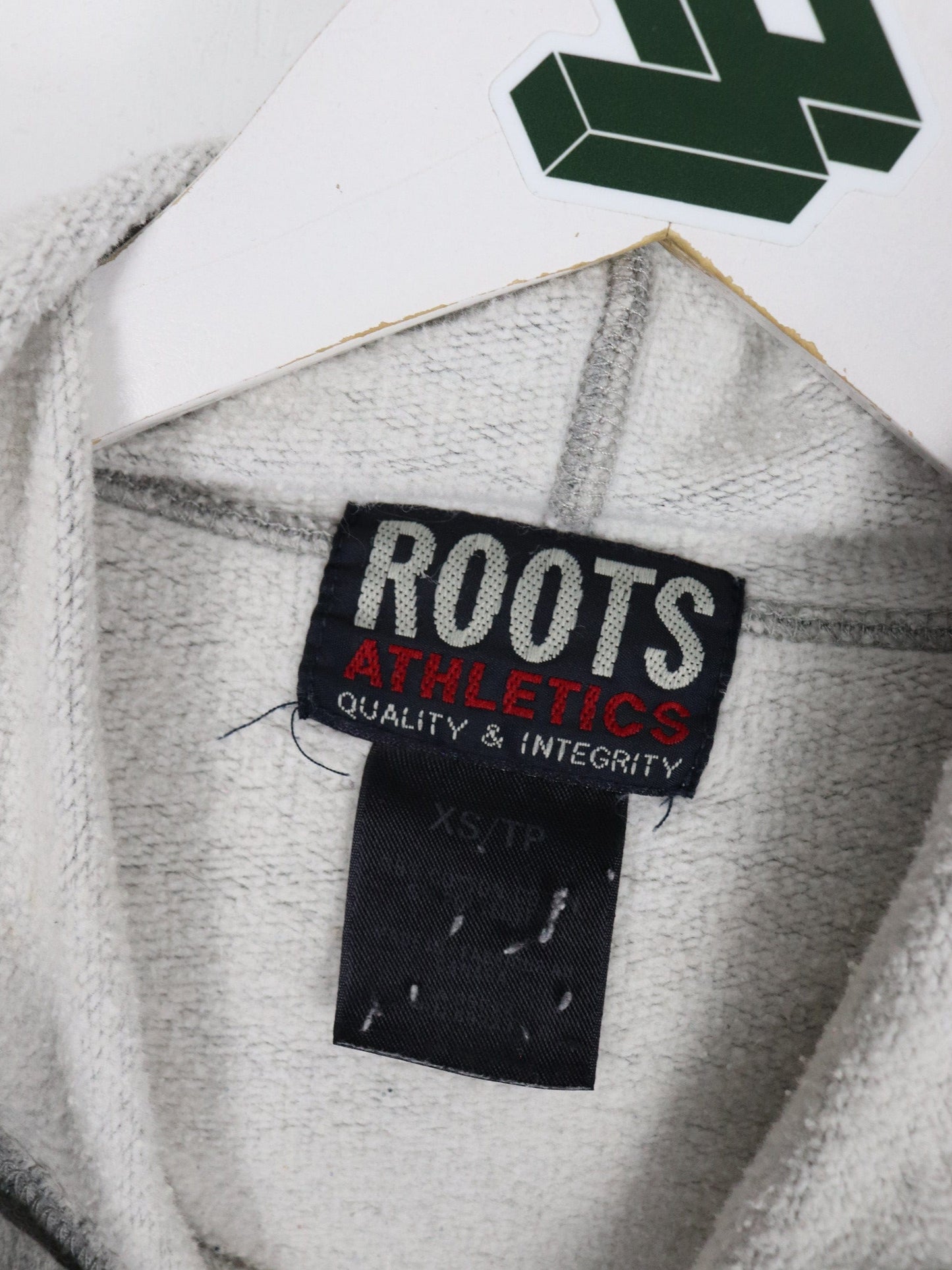 Vintage Roots Sweatshirt Fits Mens Small Grey Hoodie from propervintagecanada
