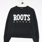 Vintage Roots Sweatshirt Fits Youth Large Black from propervintagecanada