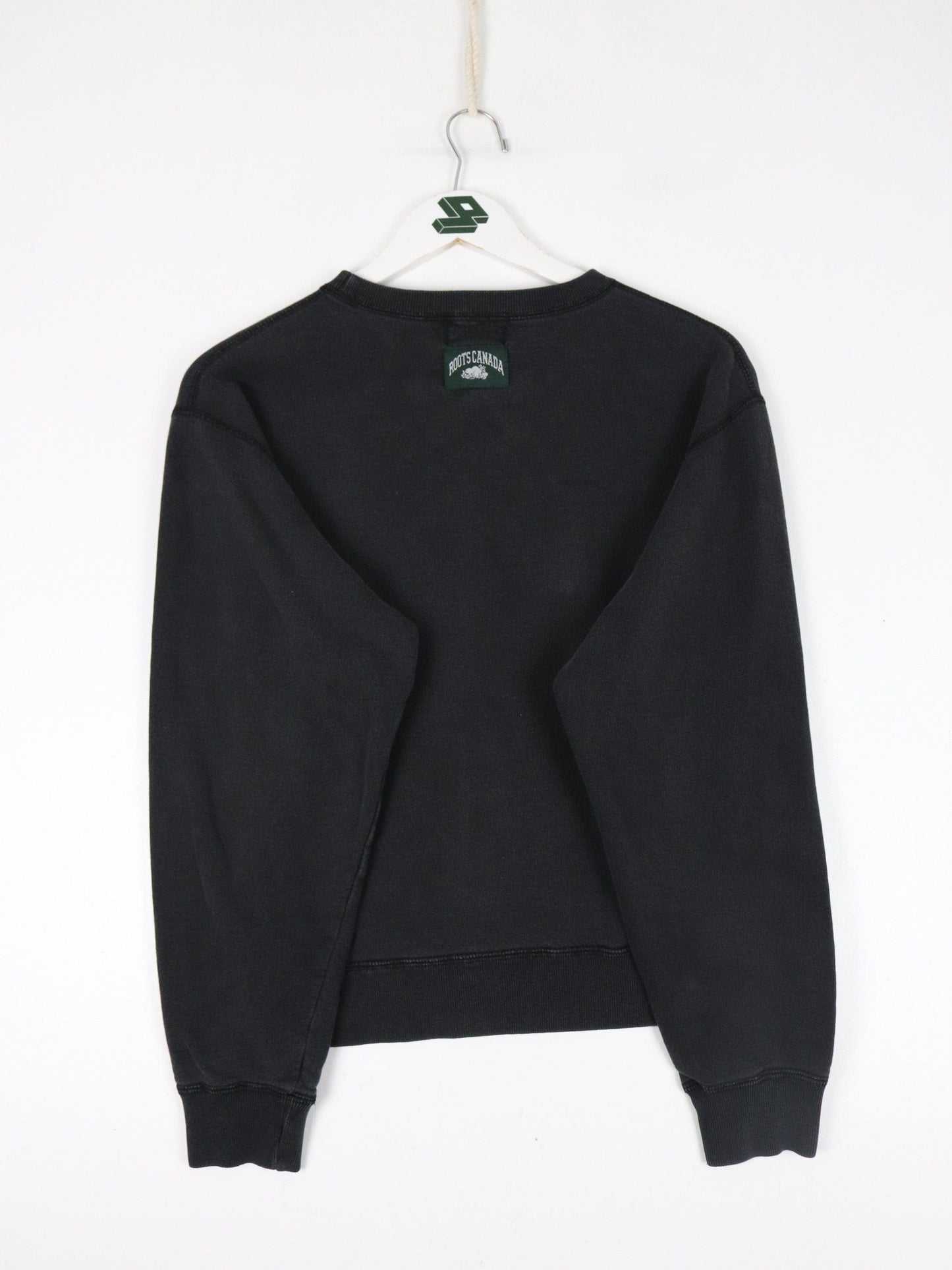 Vintage Roots Sweatshirt Fits Youth Large Black from propervintagecanada