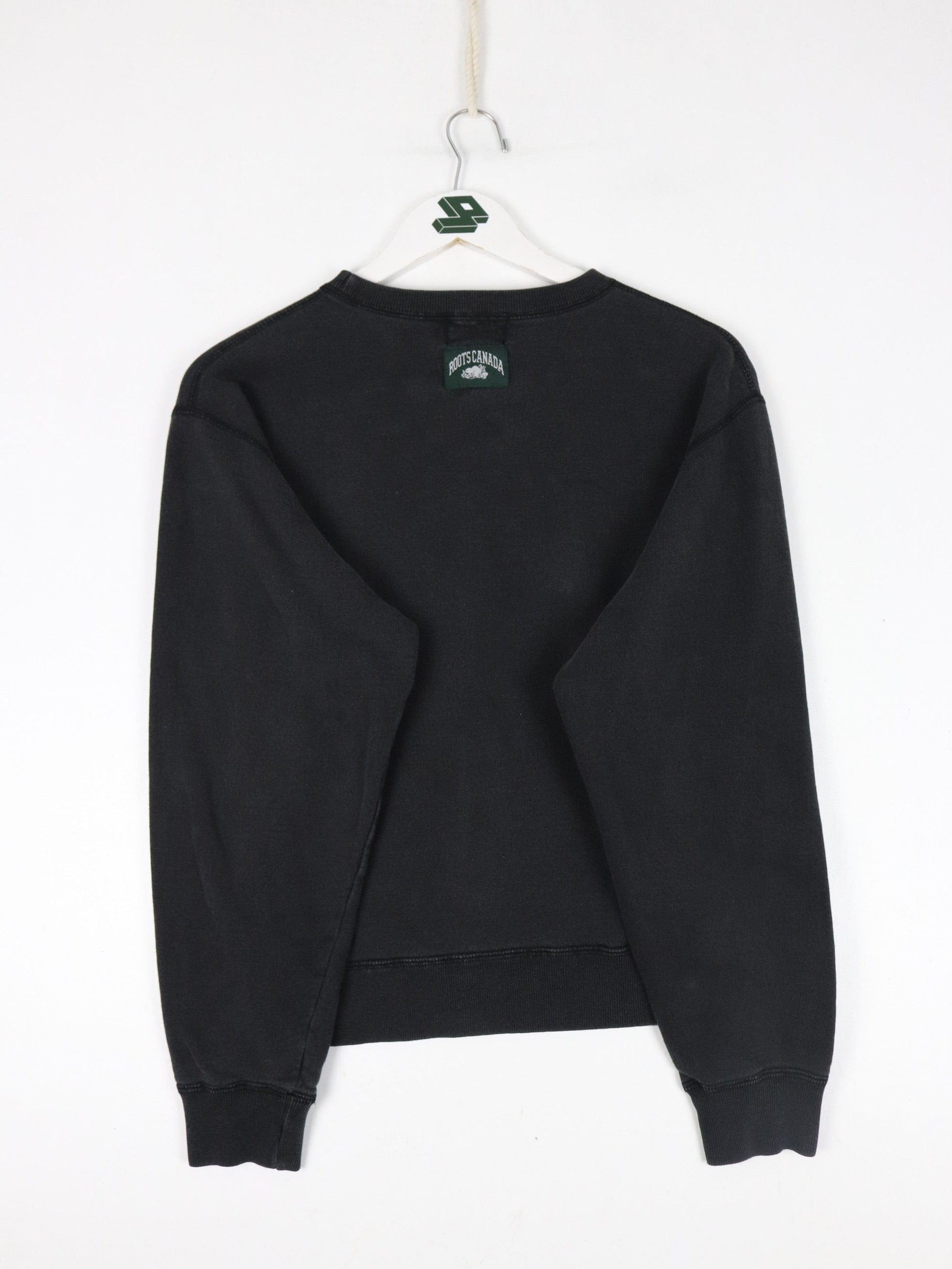 Vintage Roots Sweatshirt Fits Youth Large Black from propervintagecanada