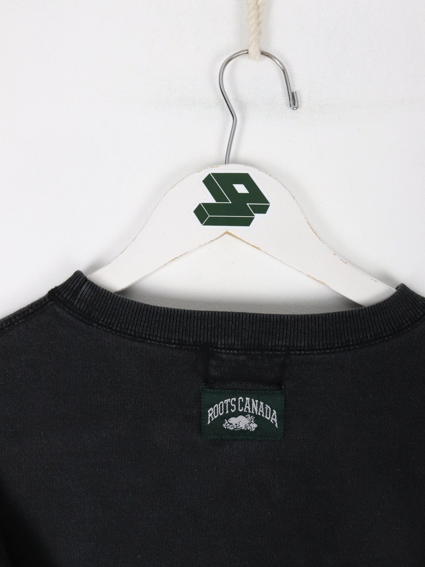 Vintage Roots Sweatshirt Fits Youth Large Black from propervintagecanada