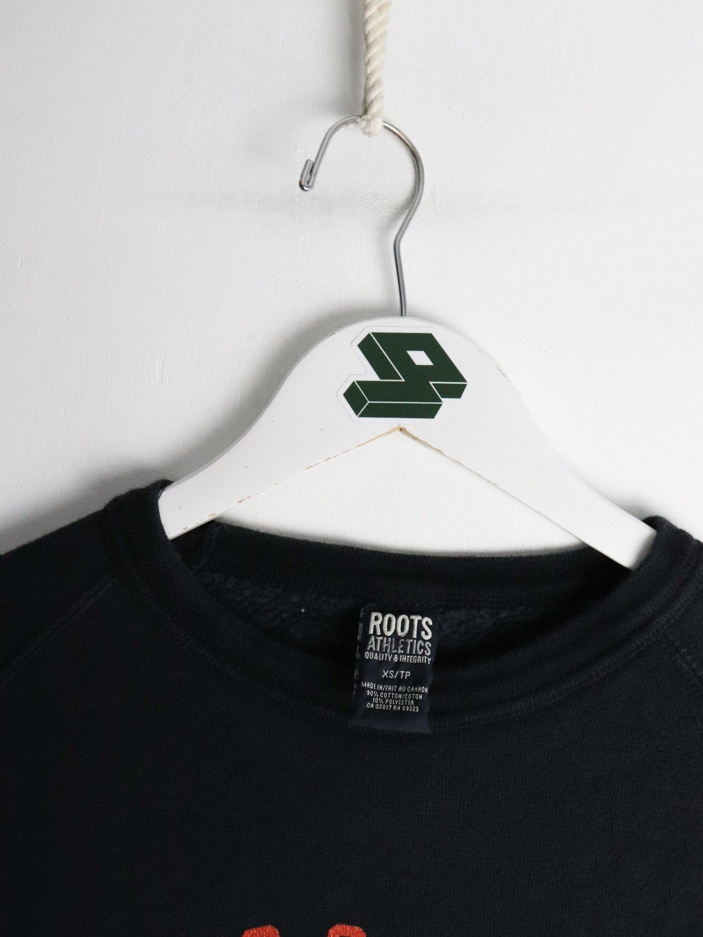 Vintage Roots Sweatshirt Mens XS Black from propervintagecanada