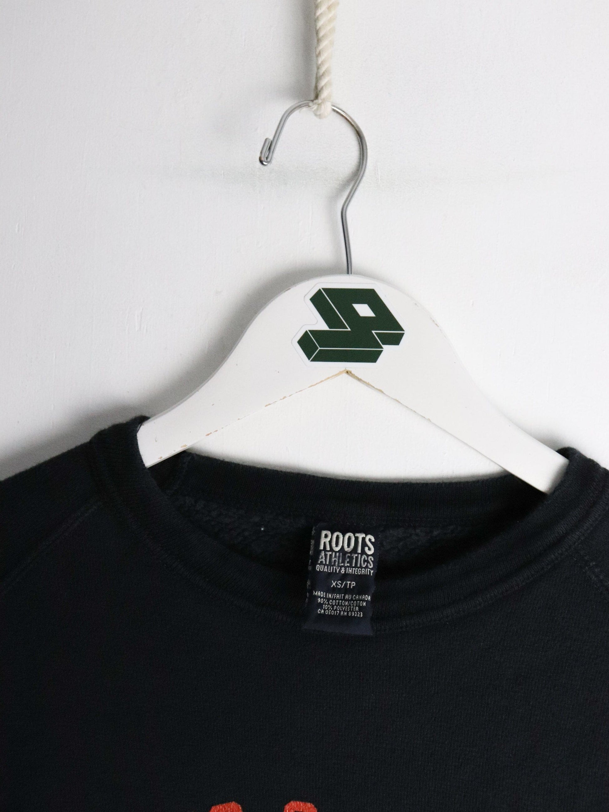 Vintage Roots Sweatshirt Mens XS Black from propervintagecanada