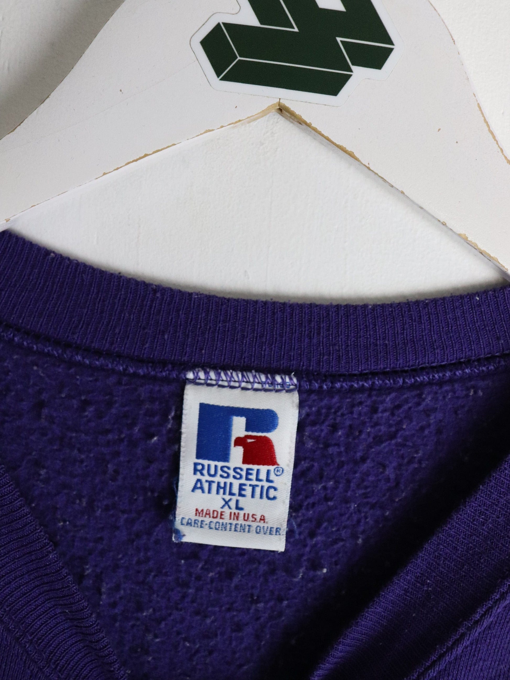 Vintage Russell Athletic Sweatshirt Mens XL Purple from propervintagecanada