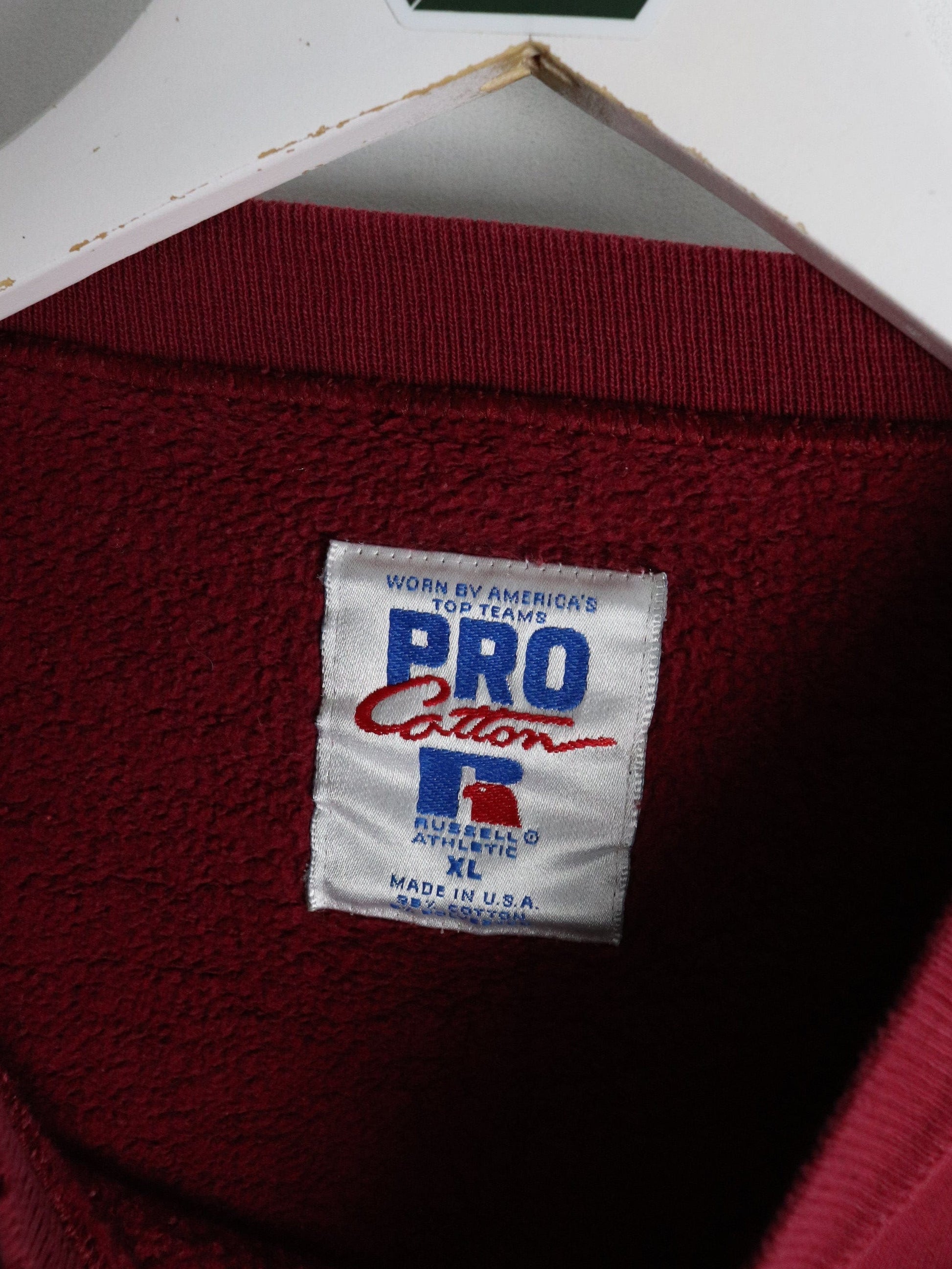 Vintage Russell Athletic Sweatshirt Mens XL Red 90s