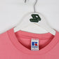 Vintage Russell Athletic T Shirt Mens Large Pink Pocket