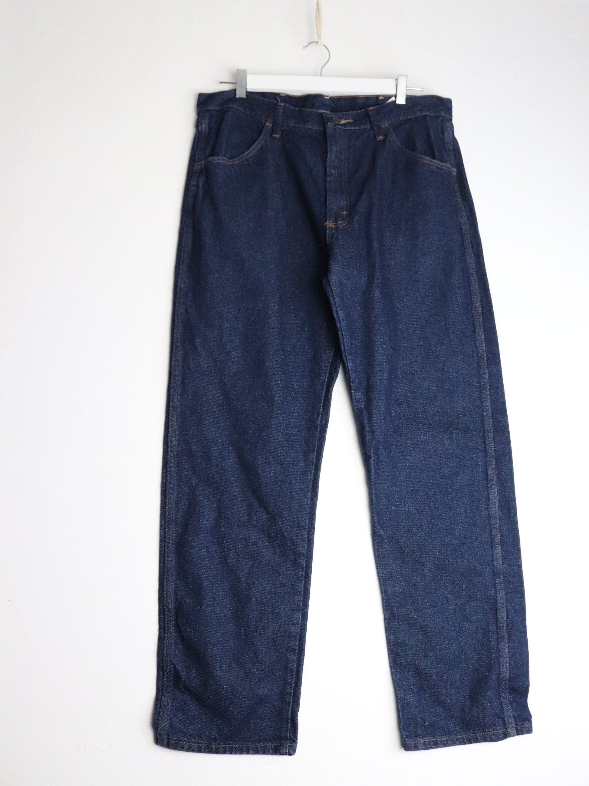Vintage Rustler Denim Jeans Mens 36 x 30 Blue from propervintagecanada