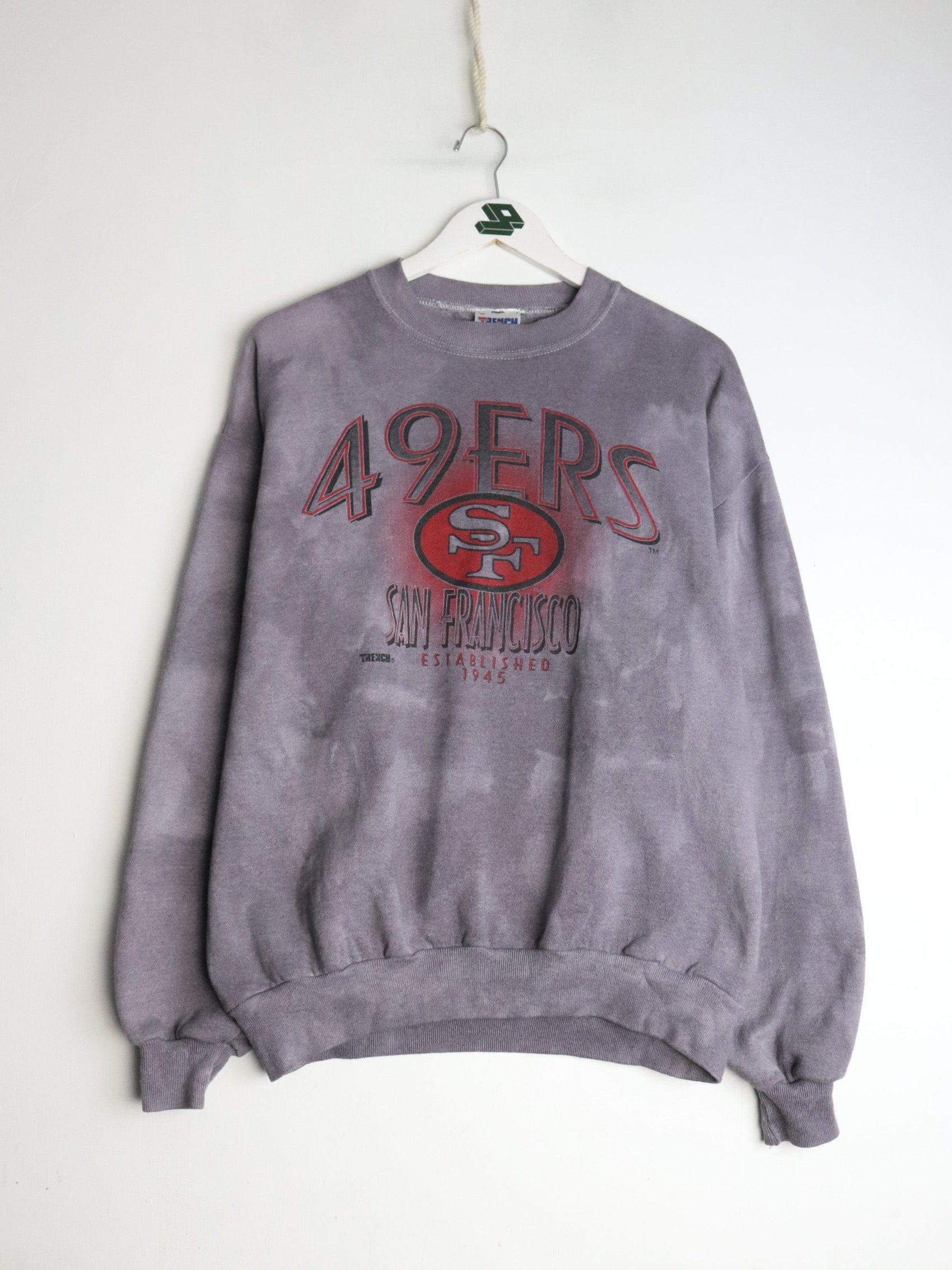 Vintage San Francisco 49ers Sweatshirt Fits Mens Medium Grey NFL from propervintagecanada