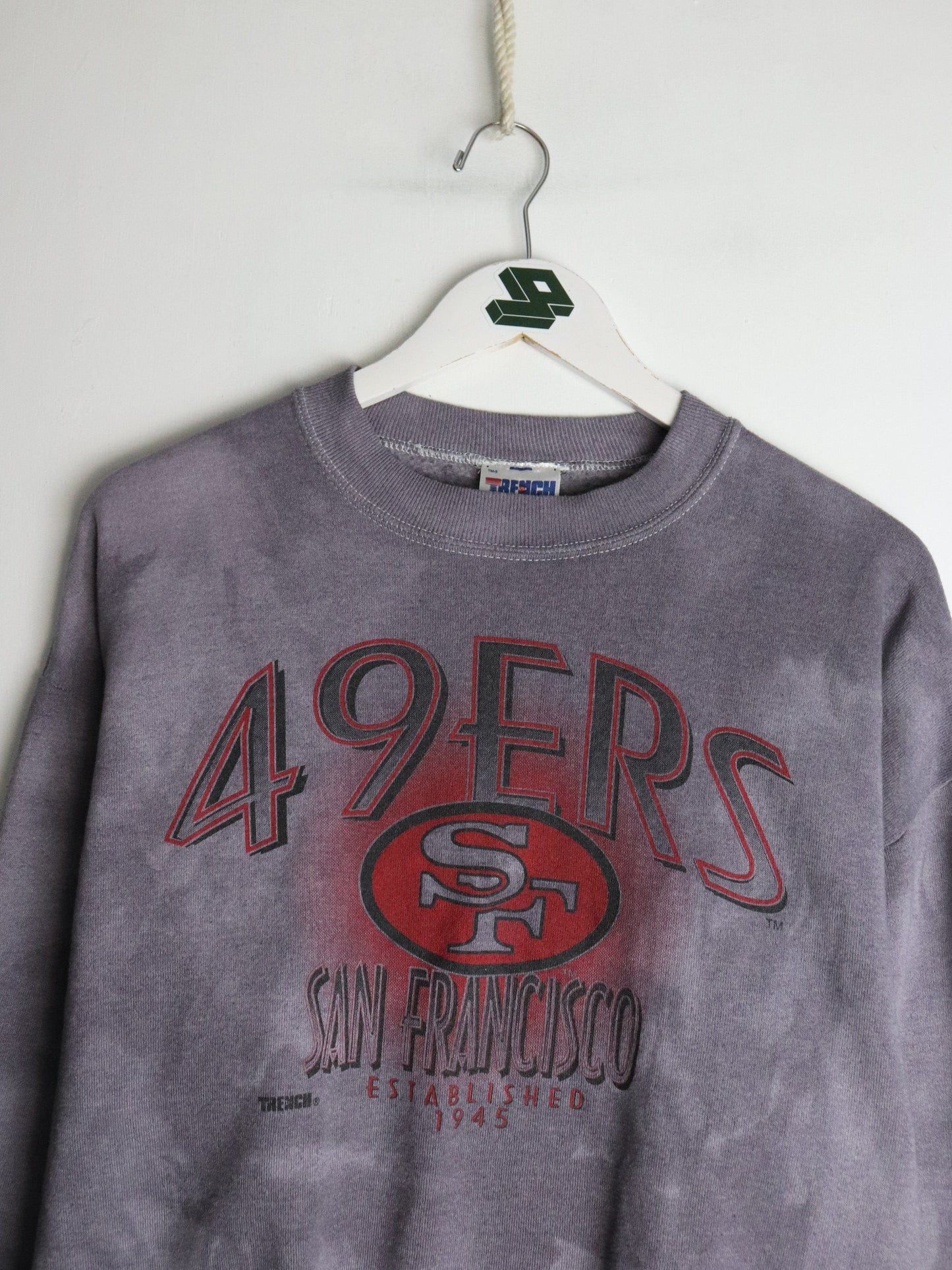 Vintage San Francisco 49ers Sweatshirt Fits Mens Medium Grey NFL from propervintagecanada