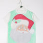 Vintage Santa T Shirt Adult XS White Air Brush Art Christmas from propervintagecanada