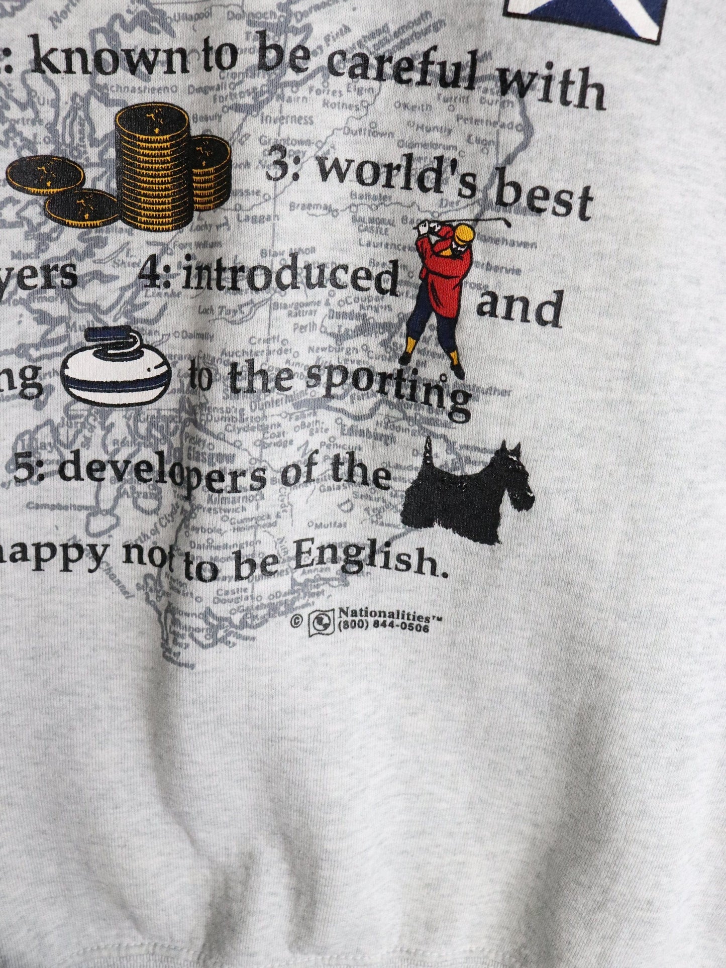 Vintage Scotland Sweatshirt Mens XL Grey from propervintagecanada