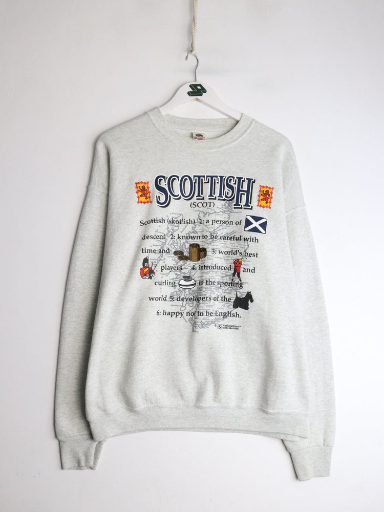 Vintage Scotland Sweatshirt Mens XL Grey from propervintagecanada