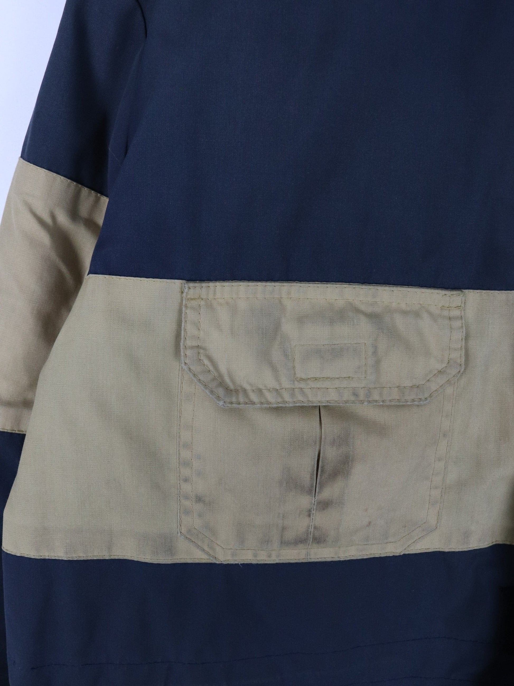 Vintage Sears Jacket Mens 40 Medium Blue Parka Coat