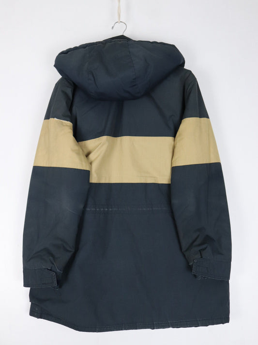 Vintage Sears Jacket Mens 40 Medium Blue Parka Coat