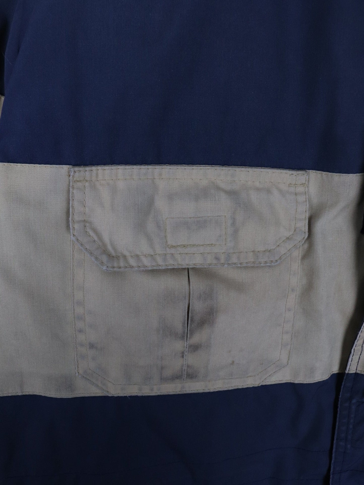 Vintage Sears Jacket Mens 40 Medium Blue Parka Coat