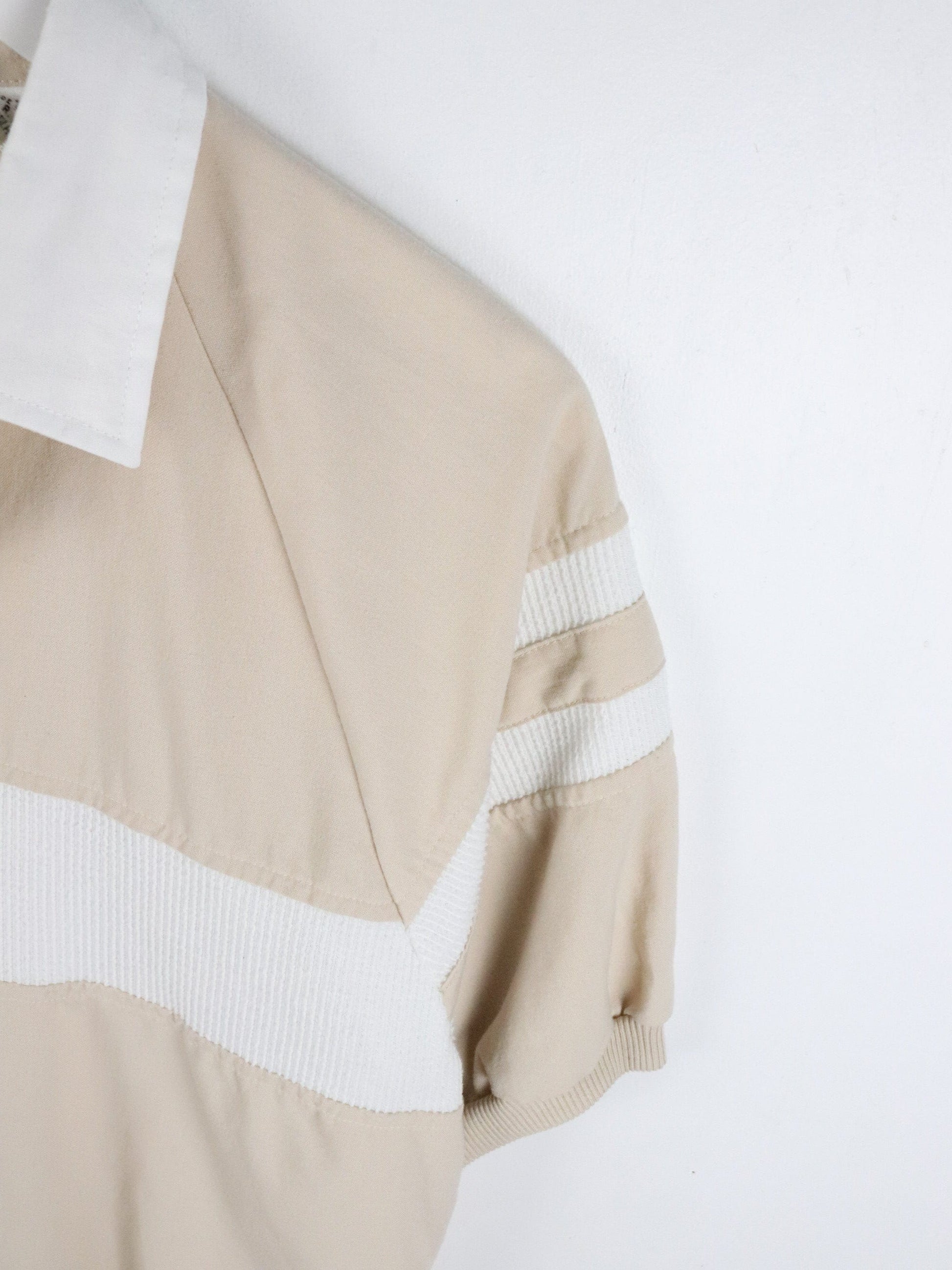 Vintage Sears Polo Shirt Mens Medium Beige from propervintagecanada