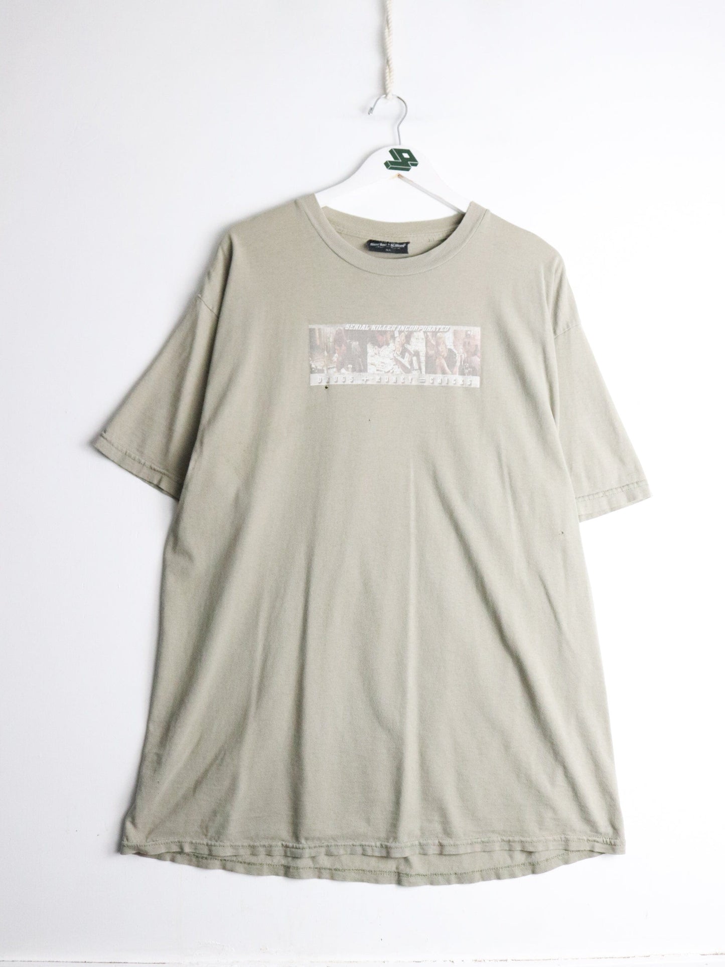 Vintage Serial Killer T Shirt Mens XL Green Scarface from propervintagecanada