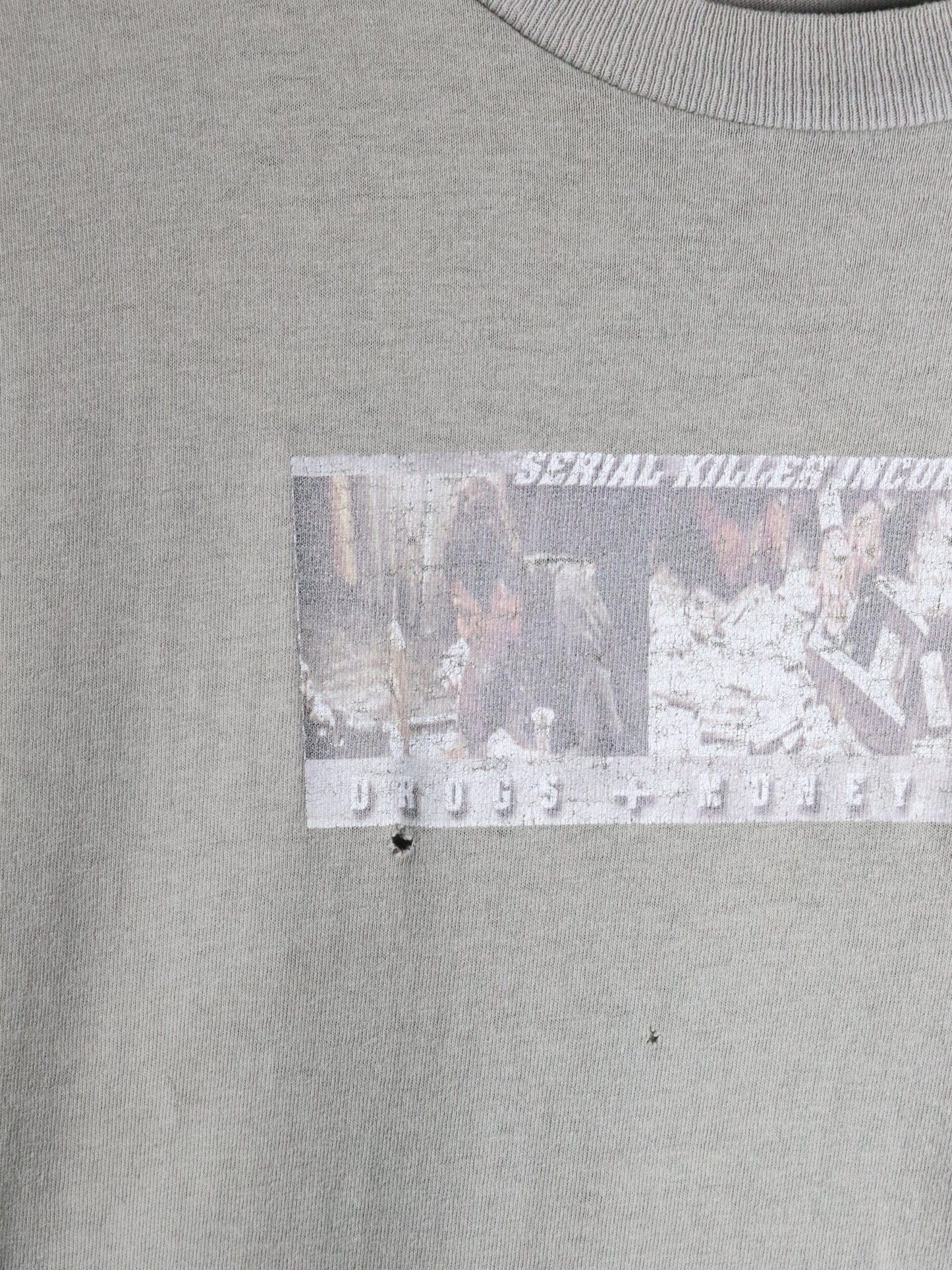 Vintage Serial Killer T Shirt Mens XL Green Scarface from propervintagecanada