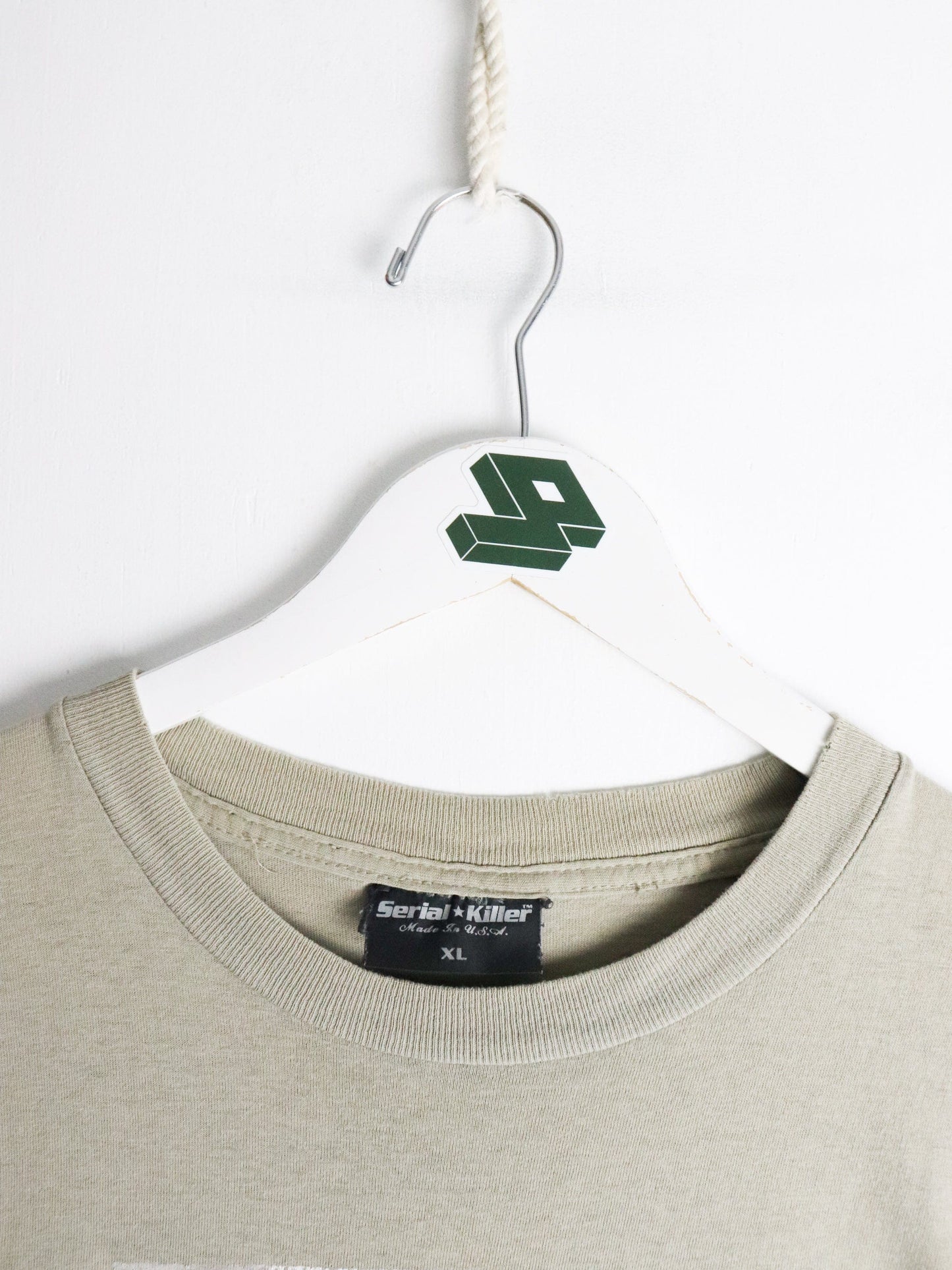 Vintage Serial Killer T Shirt Mens XL Green Scarface from propervintagecanada