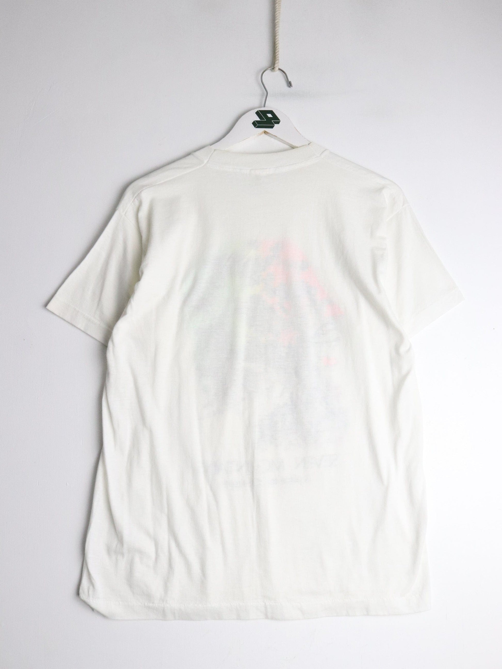 Vintage Seven Mountains T Shirt Mens Large White 90s Outdoors