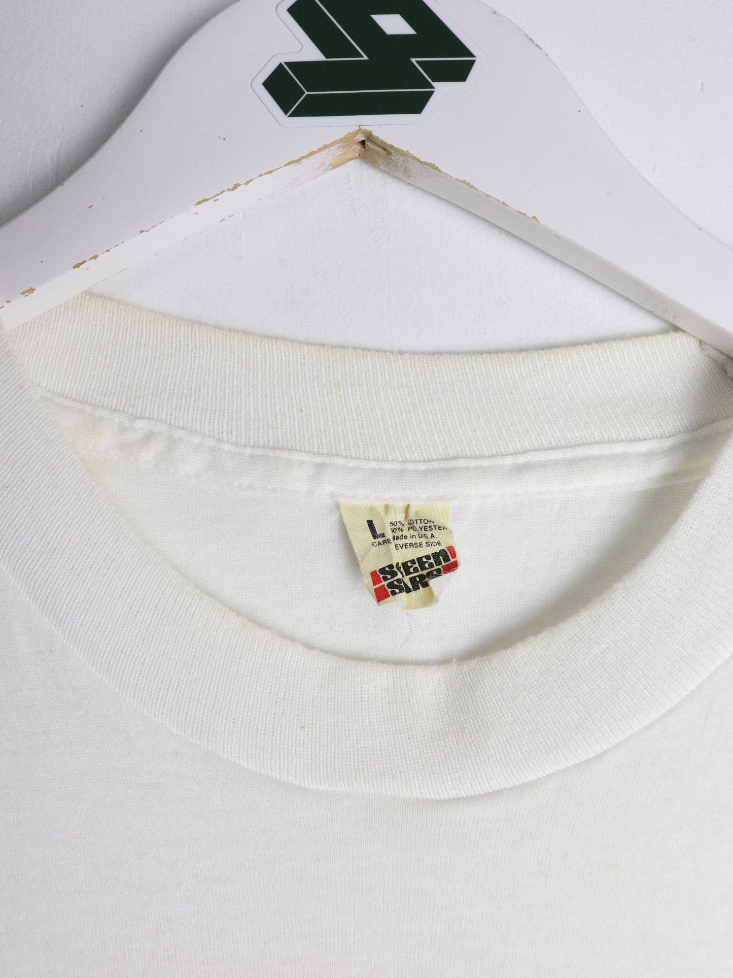 Vintage Seven Mountains T Shirt Mens Large White 90s Outdoors