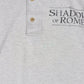 Vintage Shadow of Rome Polo Shirt Mens XL Grey Capcom Promo Video Game