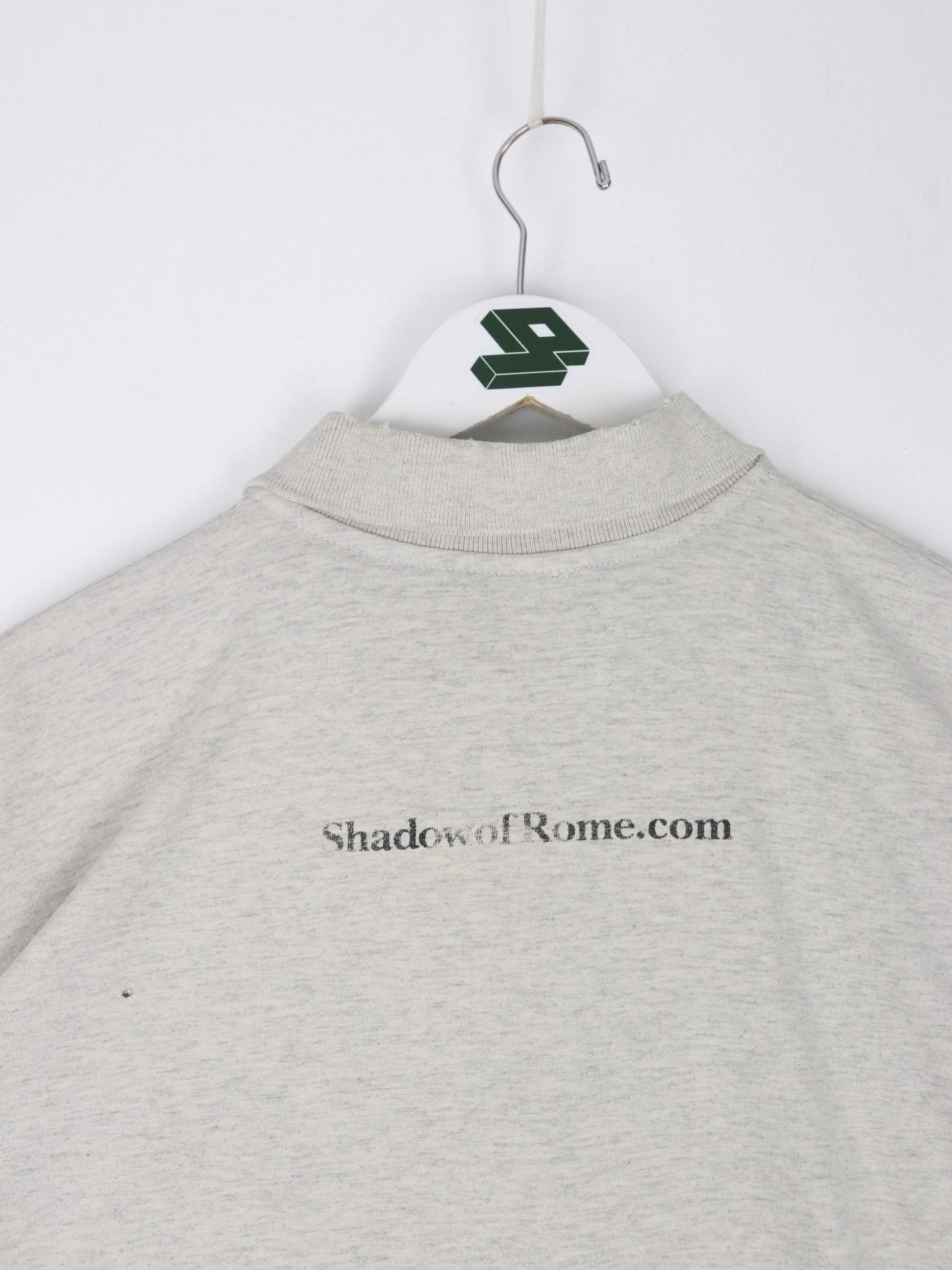 Vintage Shadow of Rome Polo Shirt Mens XL Grey Capcom Promo Video Game