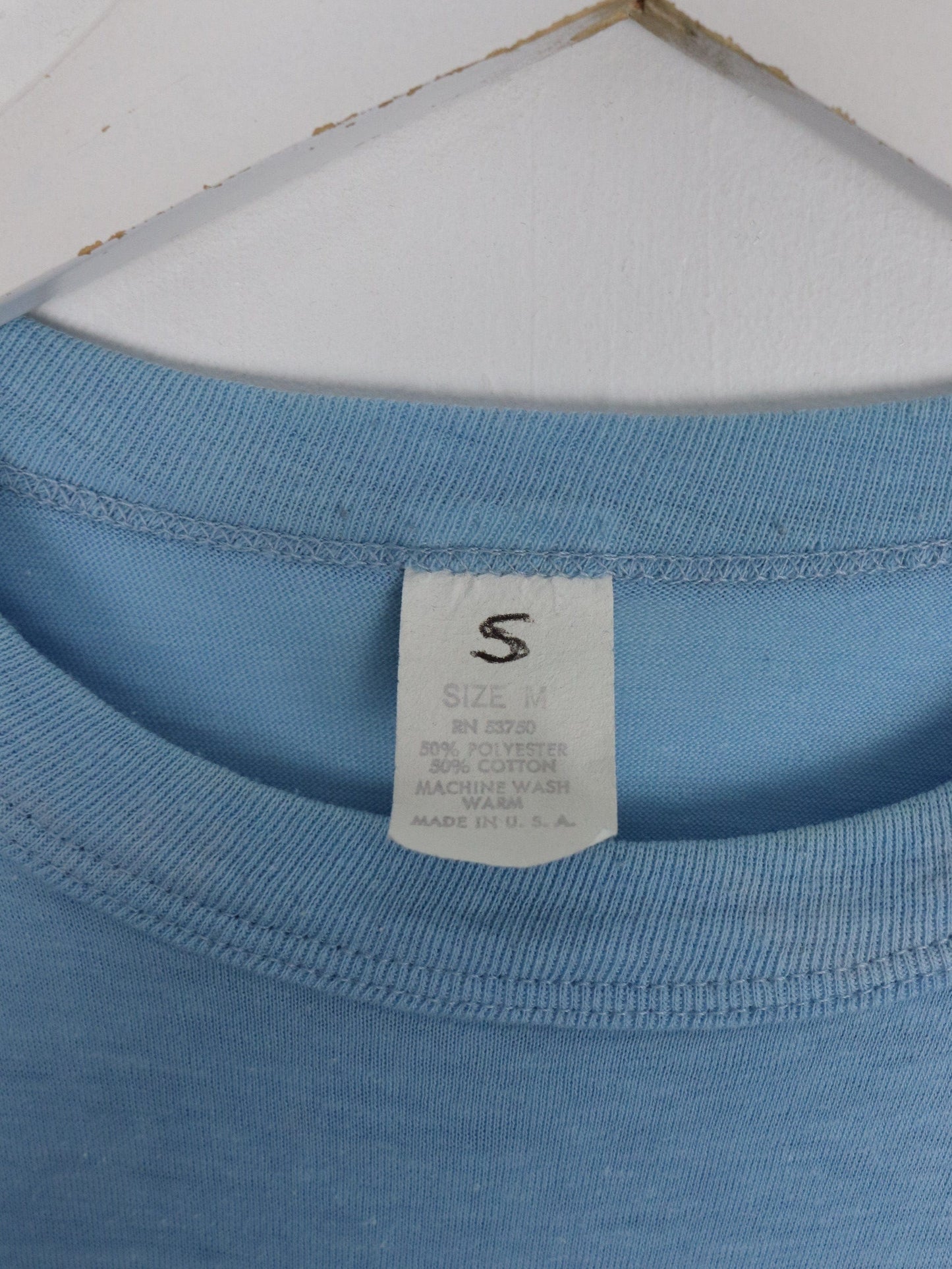 Vintage Shenandoah Valley T Shirt Fits Youth Small Blue 80s from propervintagecanada