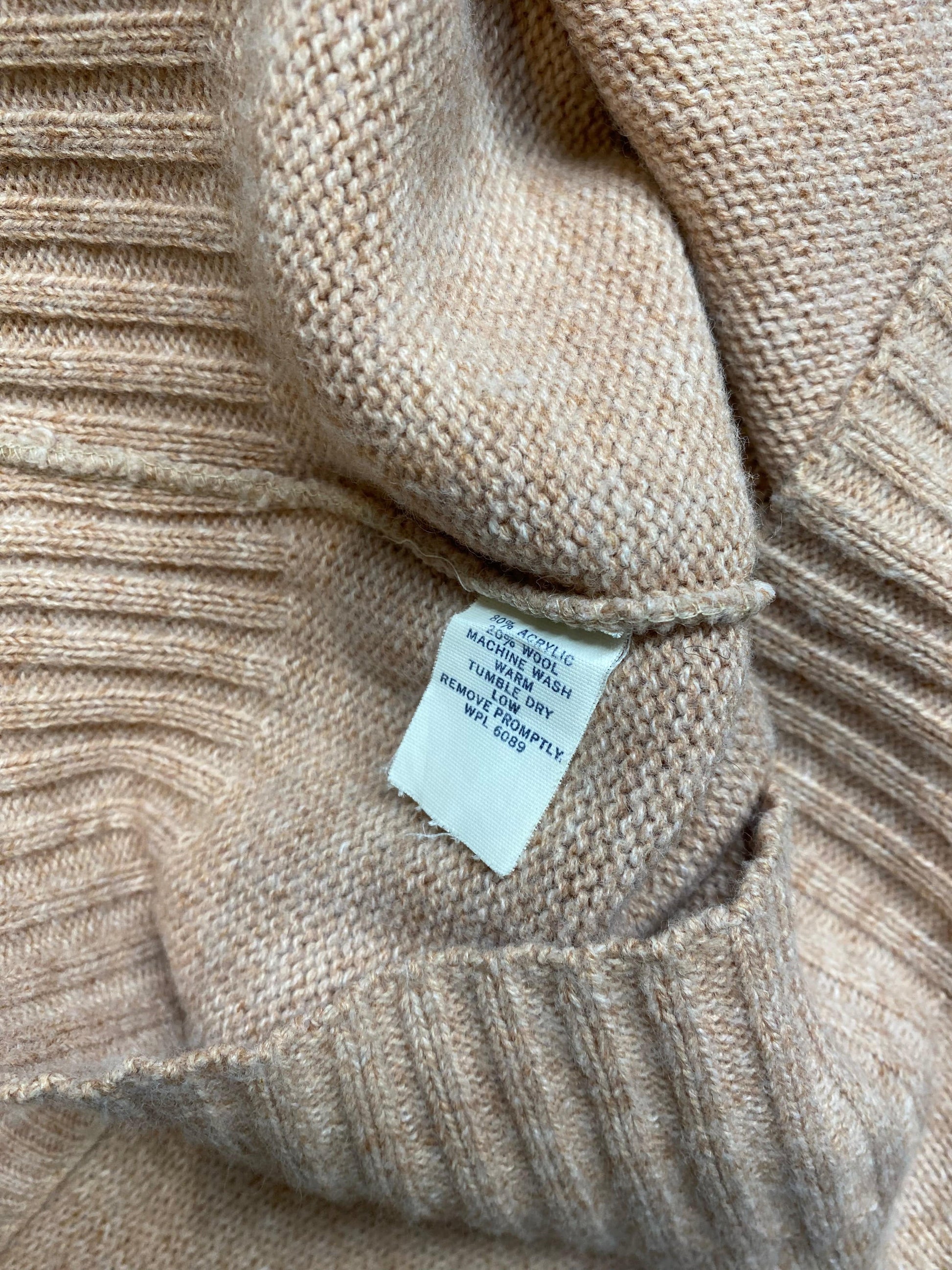 Vintage Shirt Tales Sweater Fits Mens Small Brown Knit V Neck from propervintagecanada