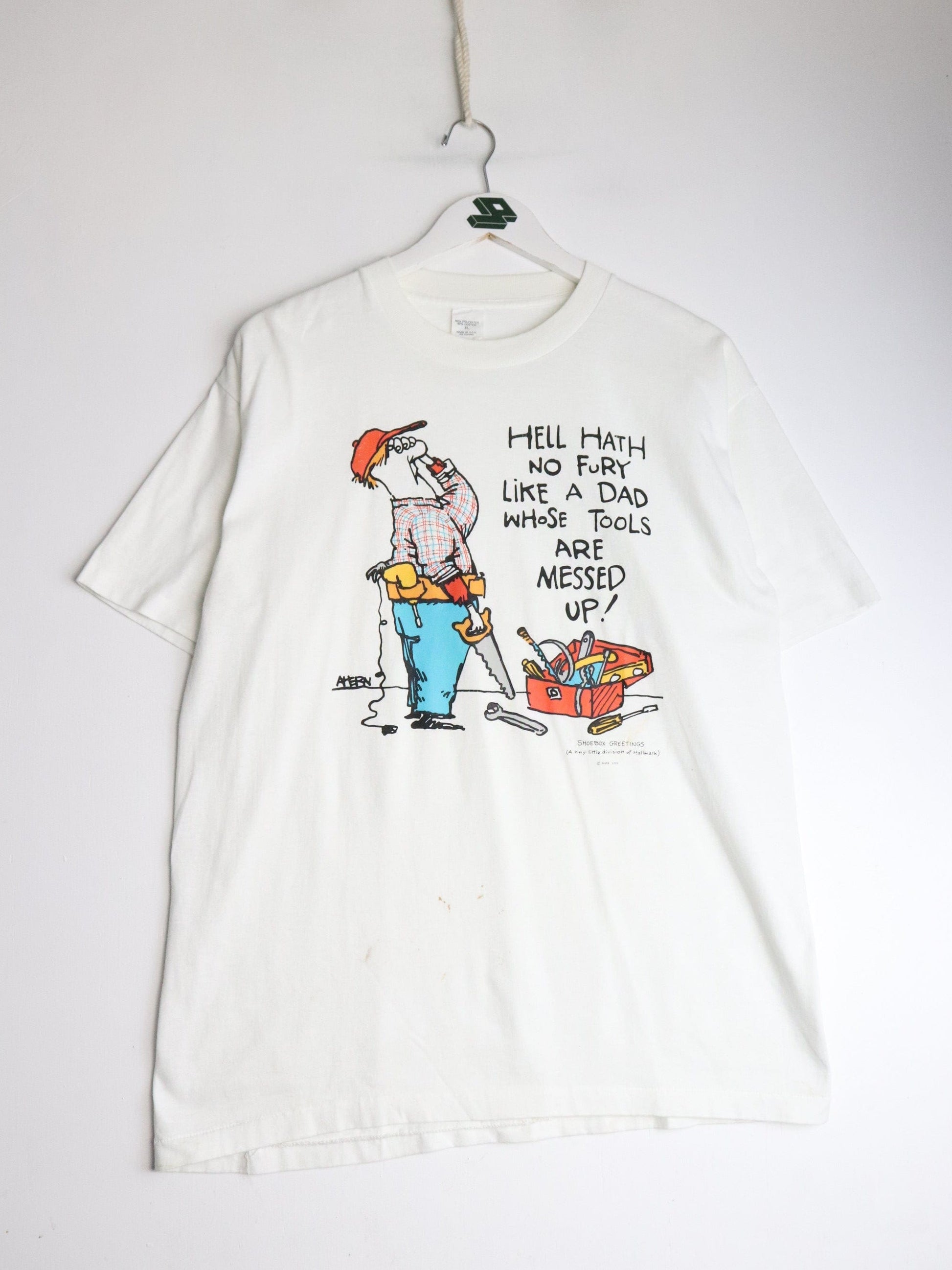 Vintage Shoebox Greetings T Shirt Mens XL White from propervintagecanada