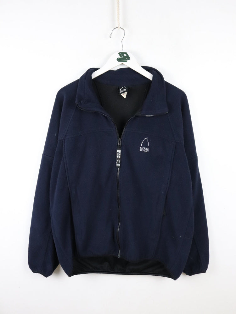 Vintage Sierra Design Fleece Sweater Mens Large Blue from propervintagecanada