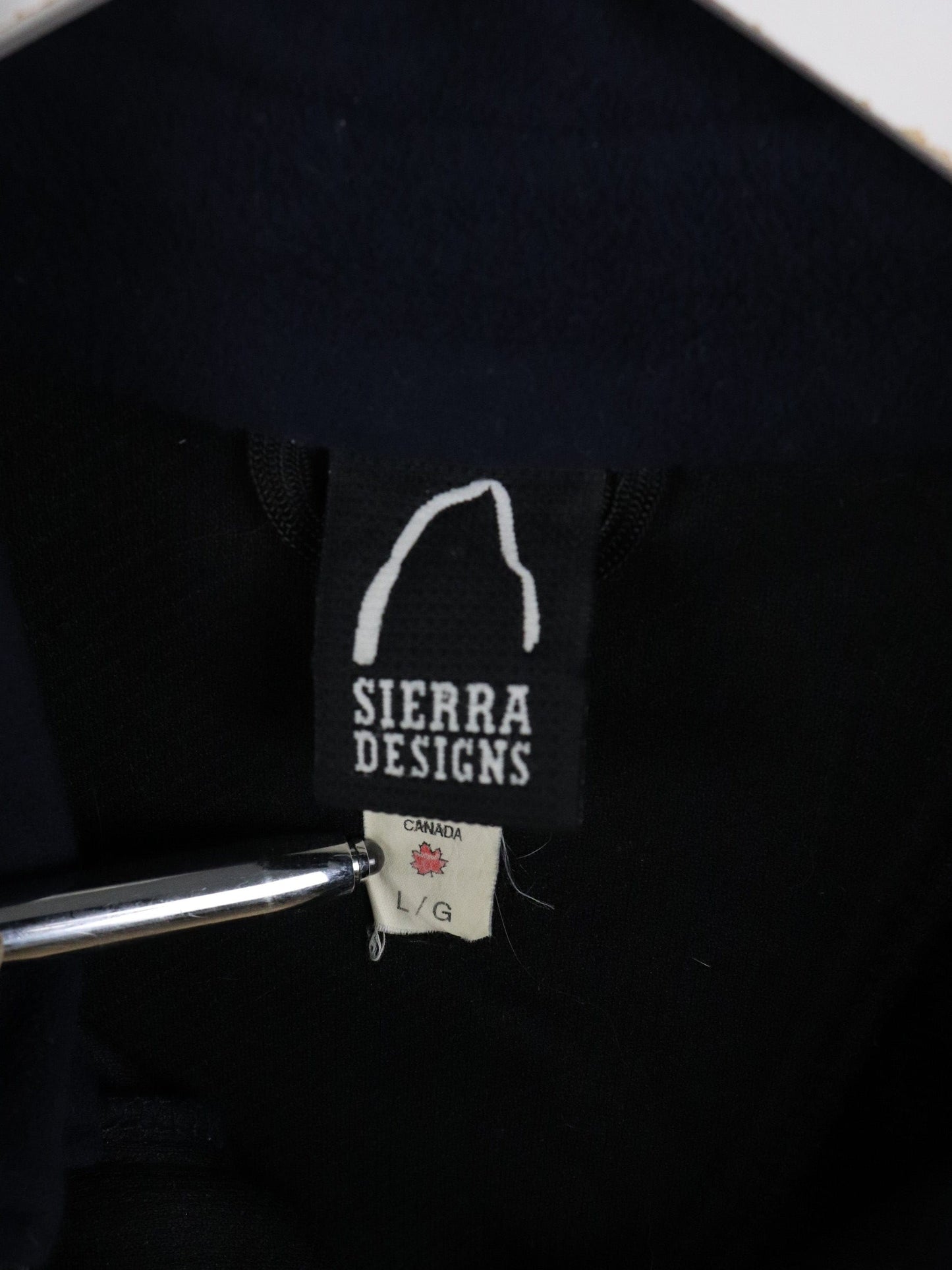 Vintage Sierra Design Fleece Sweater Mens Large Blue from propervintagecanada