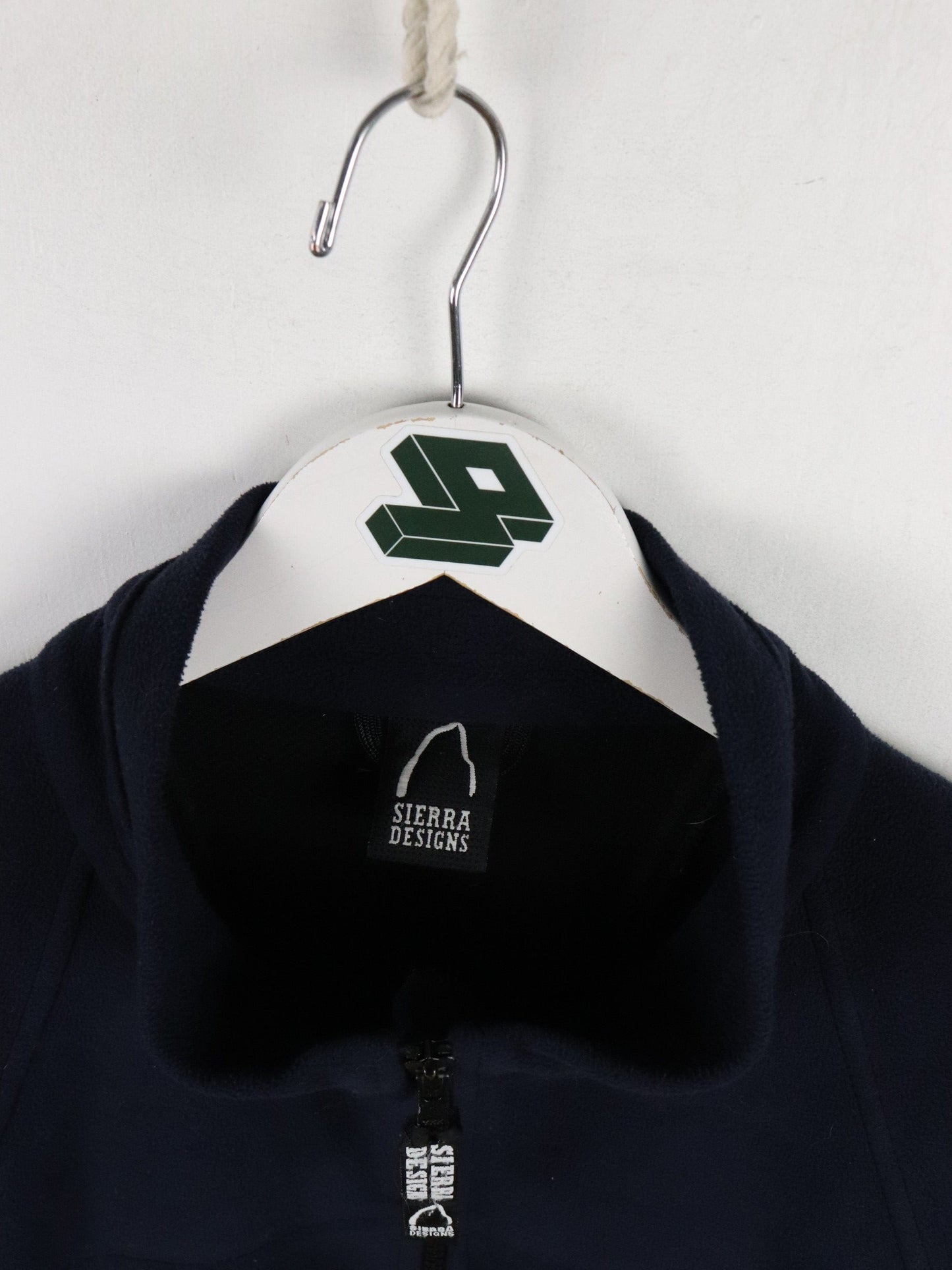 Vintage Sierra Design Fleece Sweater Mens Large Blue from propervintagecanada