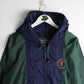 Vintage Slippery Rock University Windbreaker Mens XL Blue Anorak