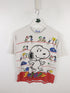 Vintage Snoopy T Shirt Youth M/L White from propervintagecanada