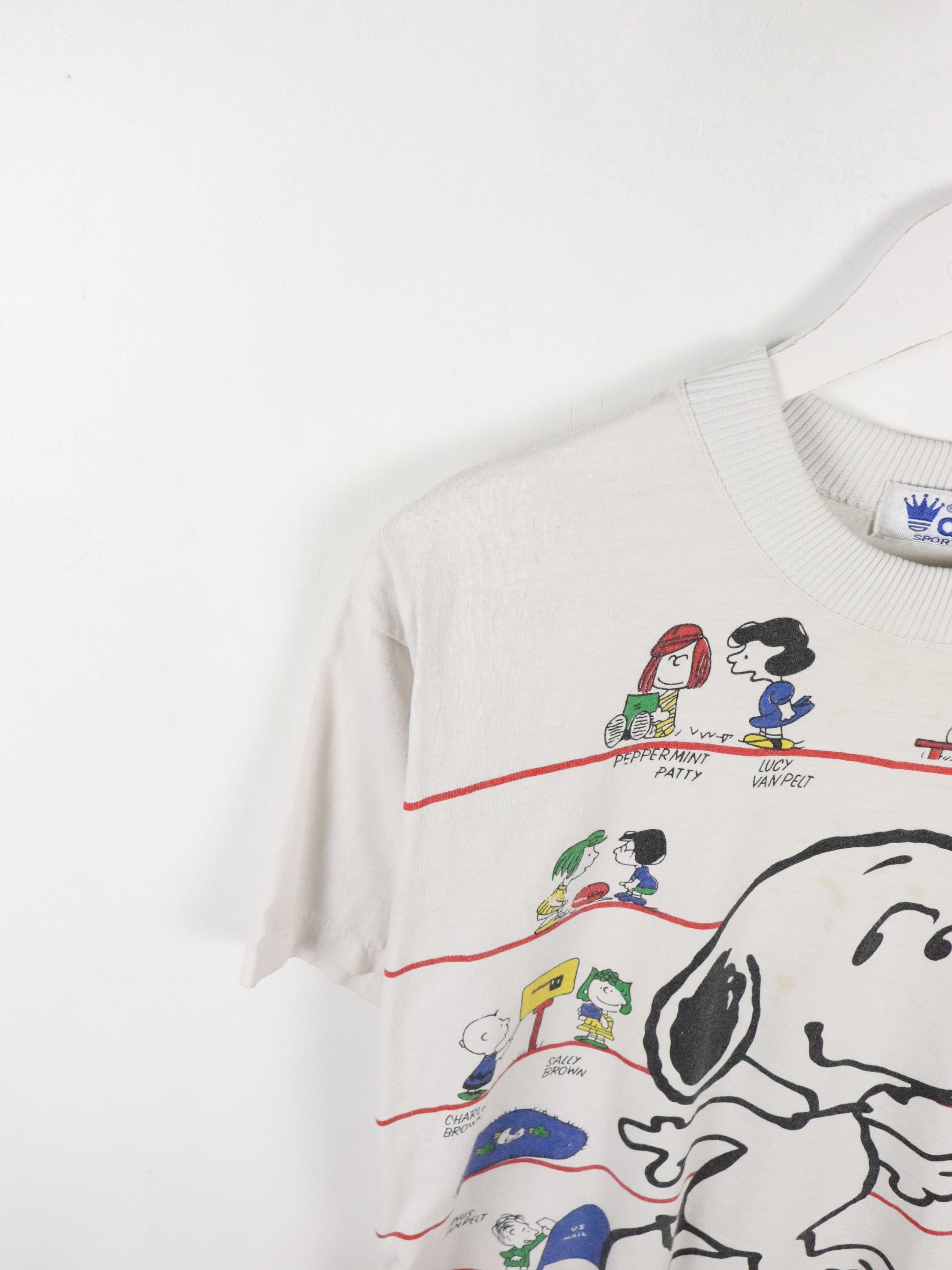 Vintage Snoopy T Shirt Youth M/L White – Proper Vintage