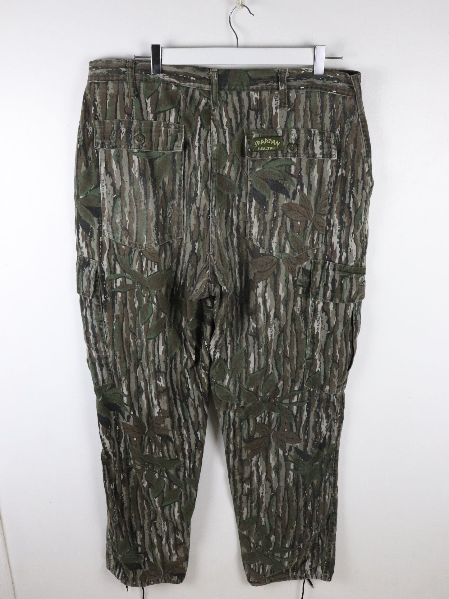 Vintage Spartan Pants Mens 38 x 34 Brown Tree Camo Cargo from propervintagecanada