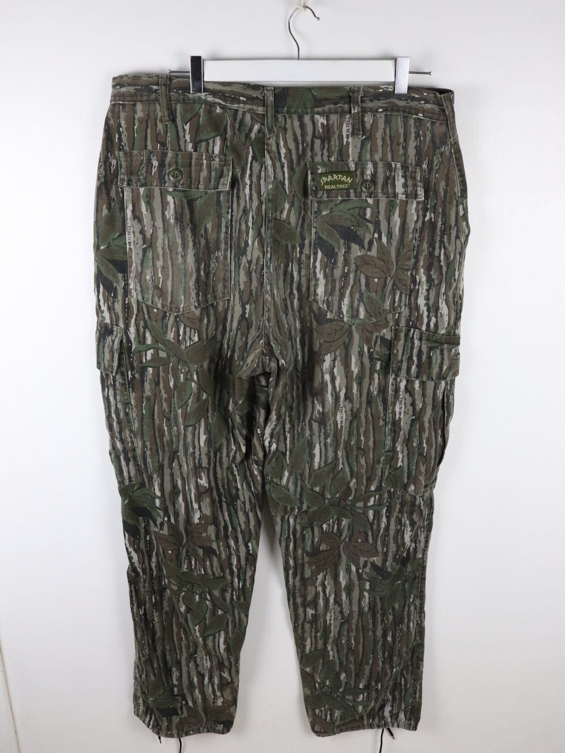 Vintage Spartan Pants Mens 38 x 34 Brown Tree Camo Cargo from propervintagecanada