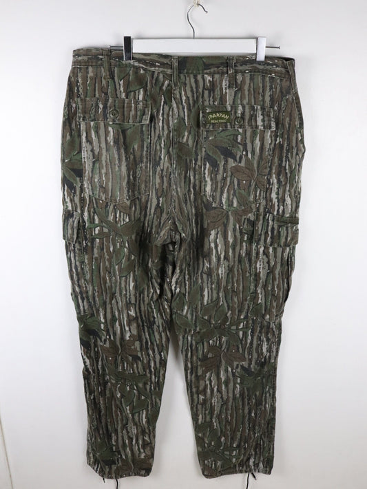 Vintage Spartan Pants Mens 38 x 34 Brown Tree Camo Cargo from propervintagecanada