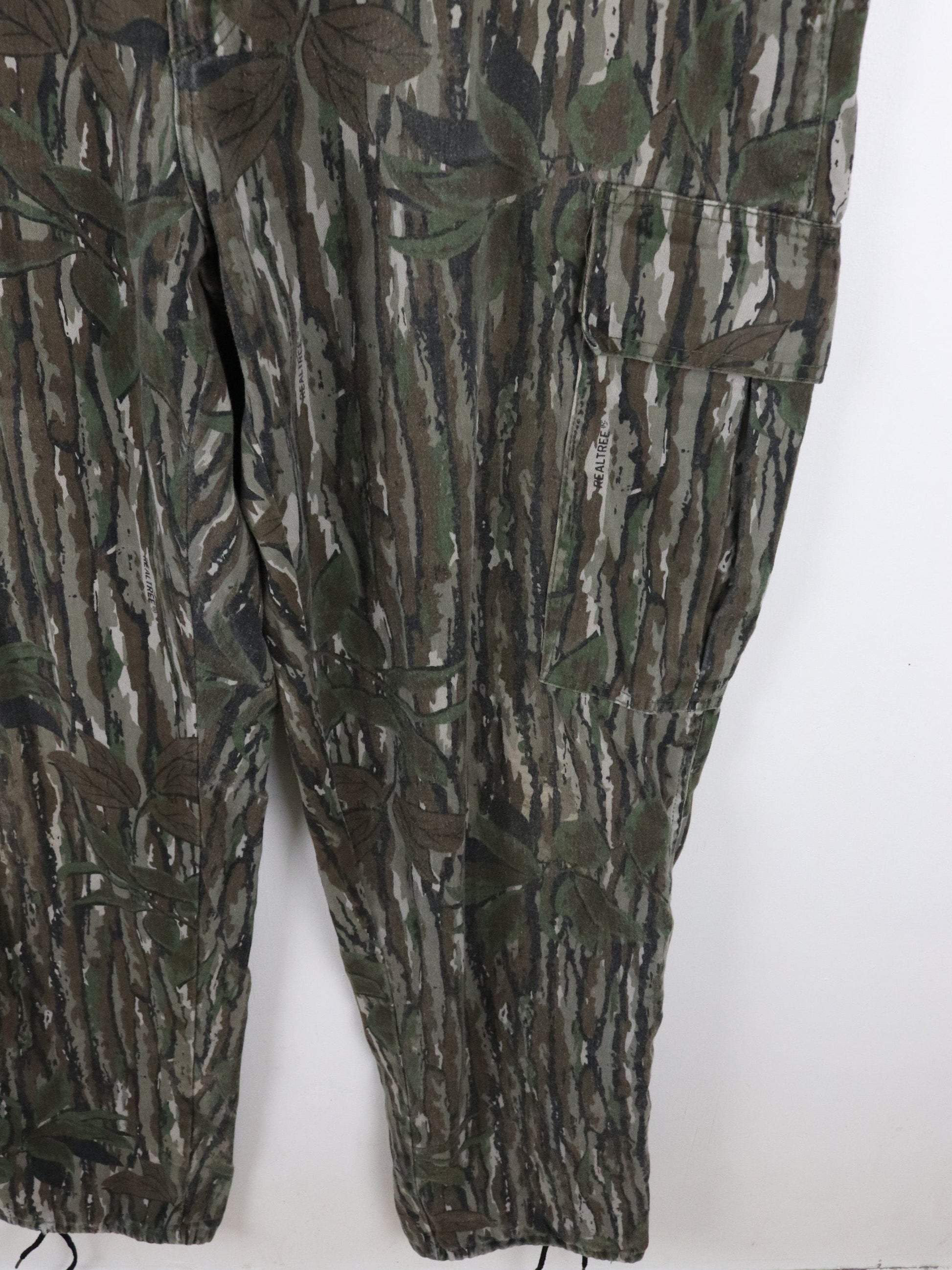 Vintage Spartan Pants Mens 38 x 34 Brown Tree Camo Cargo from propervintagecanada