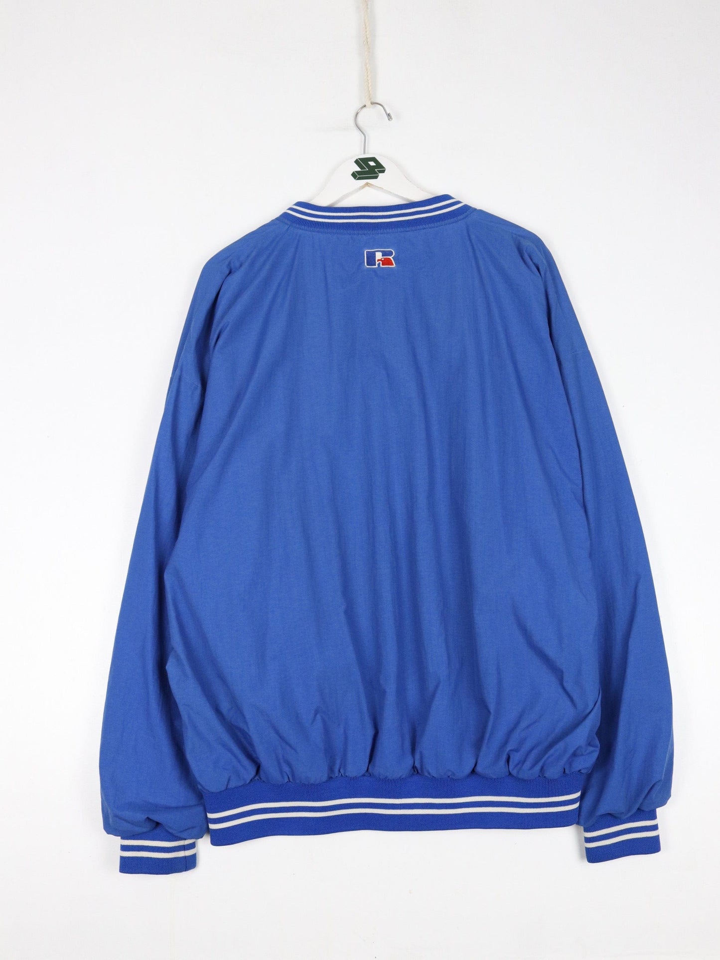 Vintage Springport Spartans Jacket Mens XL Blue School Russell Athletic Pullover from propervintagecanada