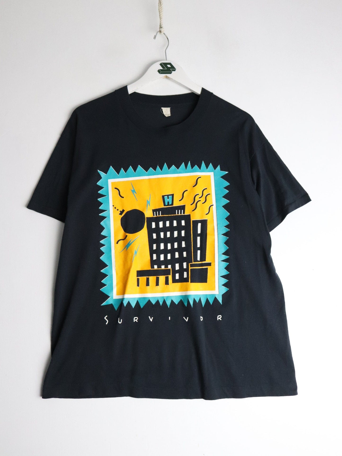 Vintage St. Catherines Redevelopment T Shirt Fits Mens Large Black 90s from propervintagecanada