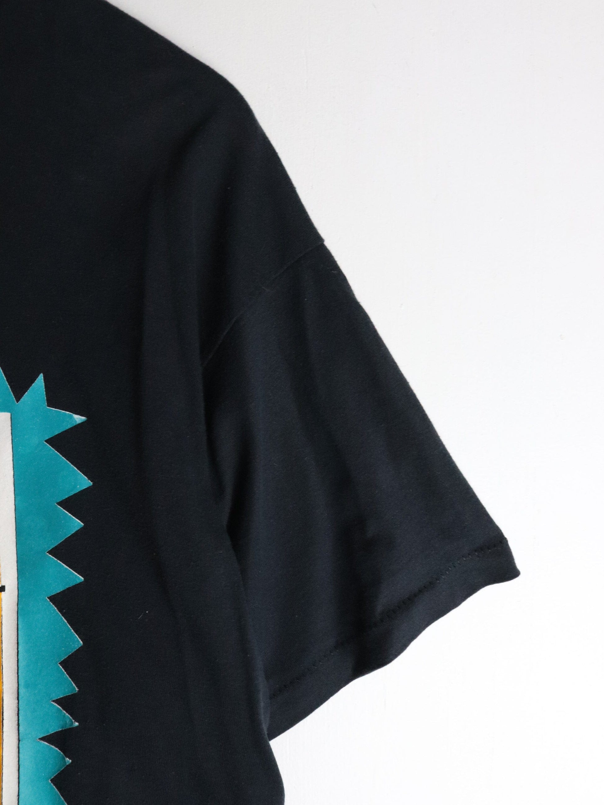 Vintage St. Catherines Redevelopment T Shirt Fits Mens Large Black 90s from propervintagecanada