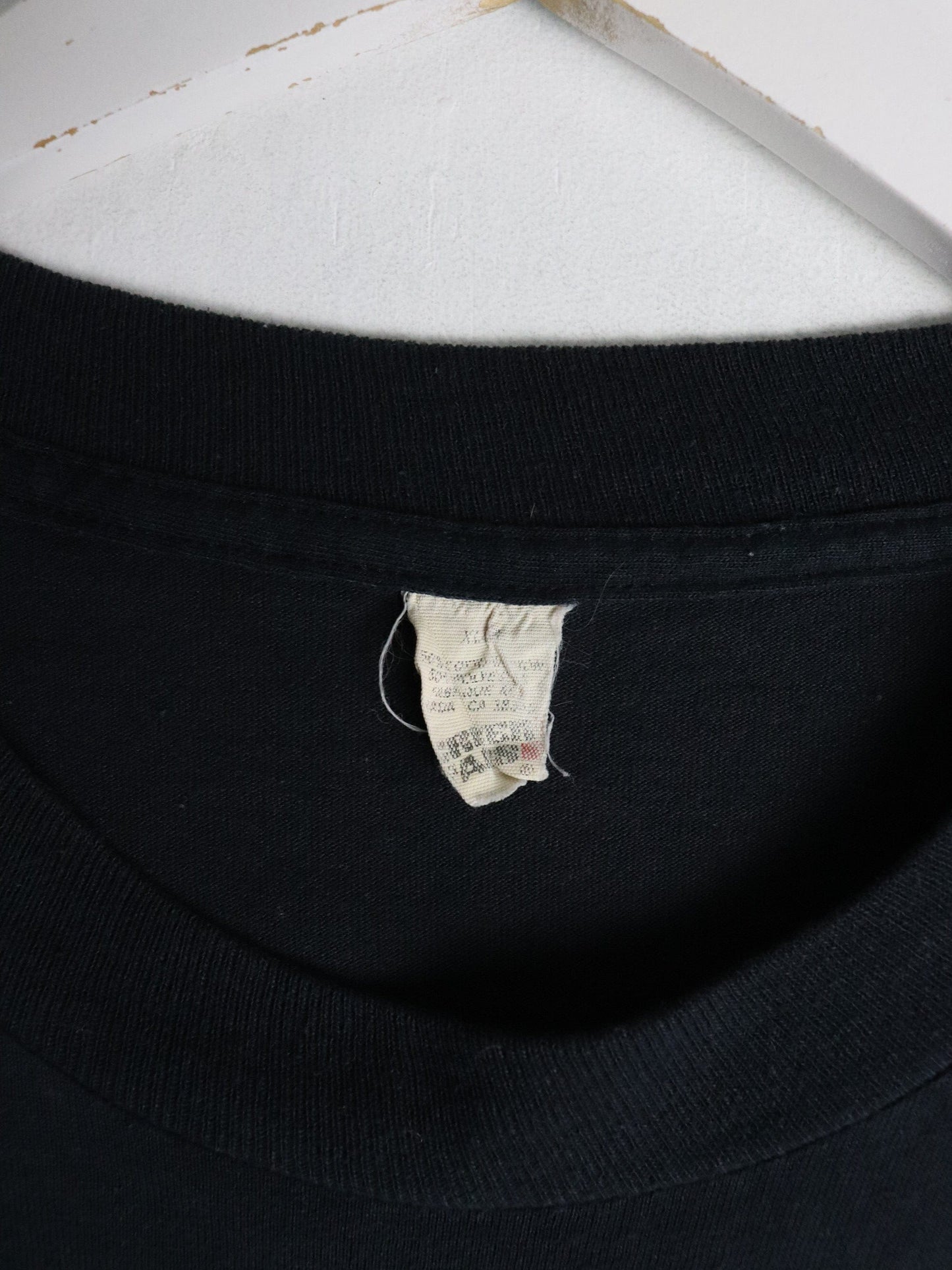 Vintage St. Catherines Redevelopment T Shirt Fits Mens Large Black 90s from propervintagecanada