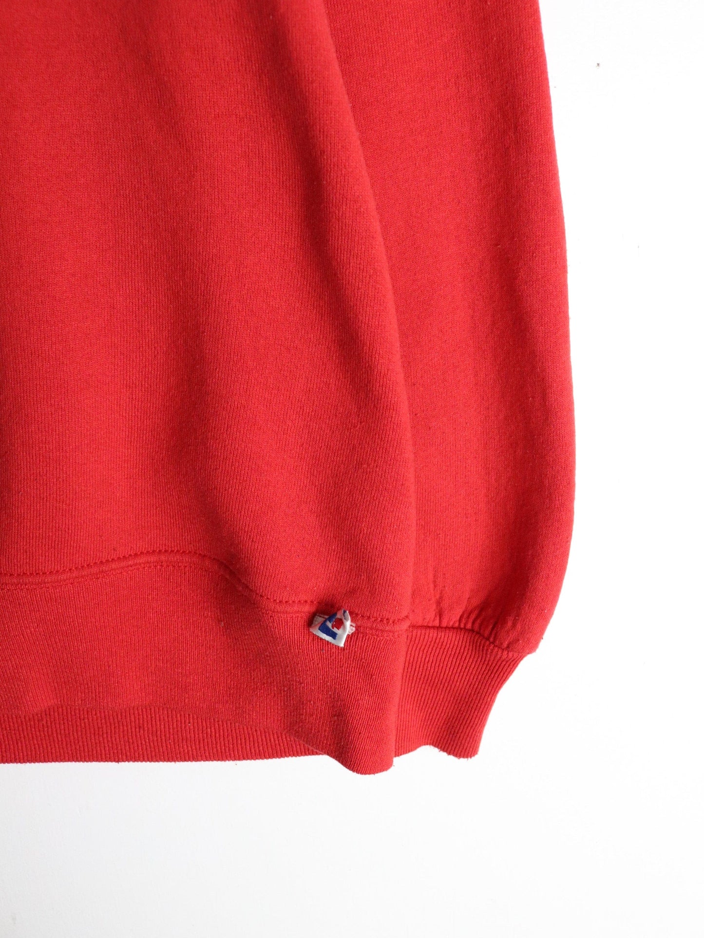 Vintage St. Francis College Sweatshirt Fits Mens Large Red Russell Athletic from propervintagecanada