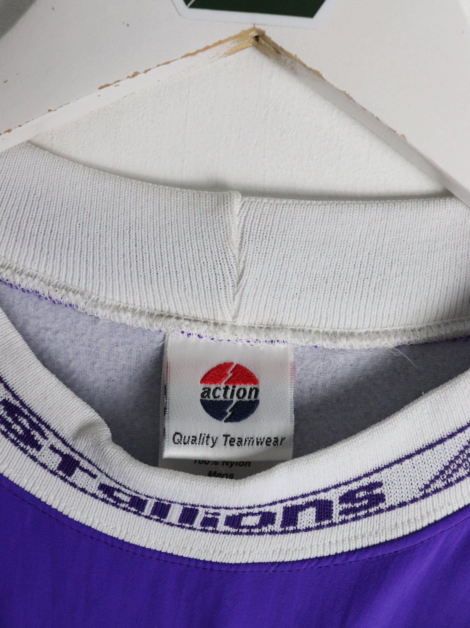 Vintage St. Francis Desales Stallions Jacket Mens Large Purple from propervintagecanada