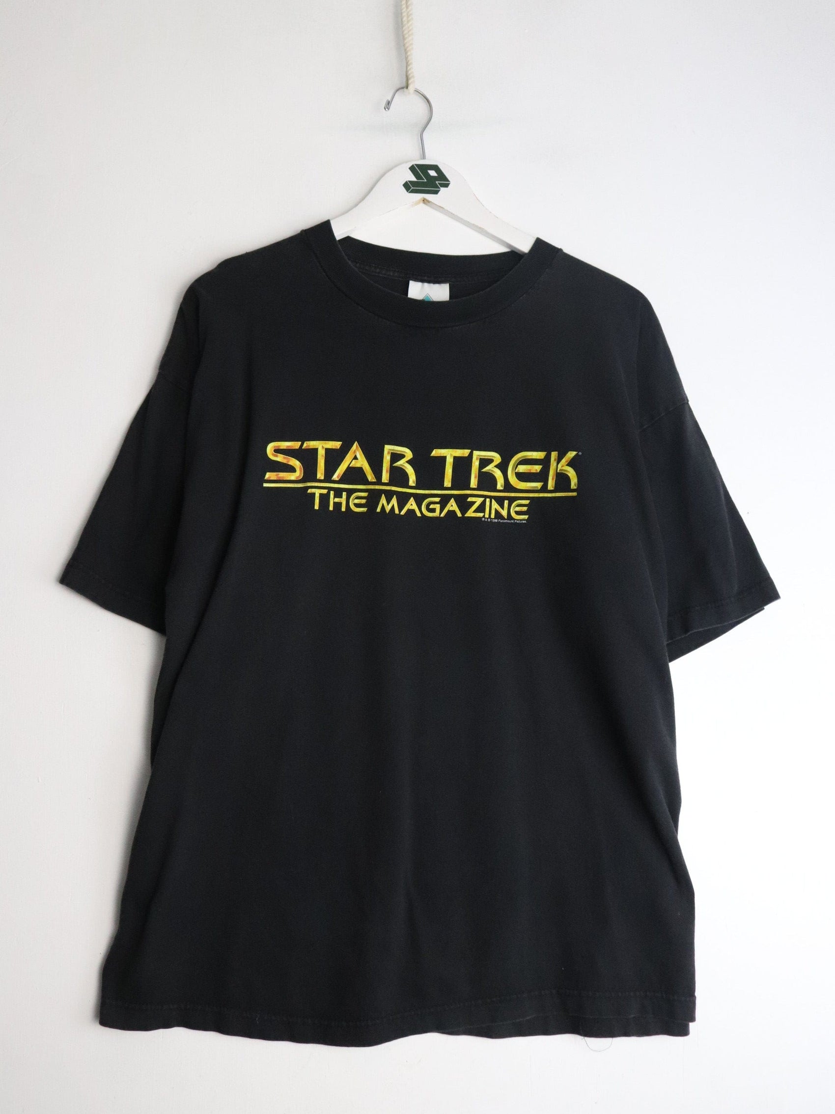 Vintage Star Trek T Shirt Mens XL Black from propervintagecanada