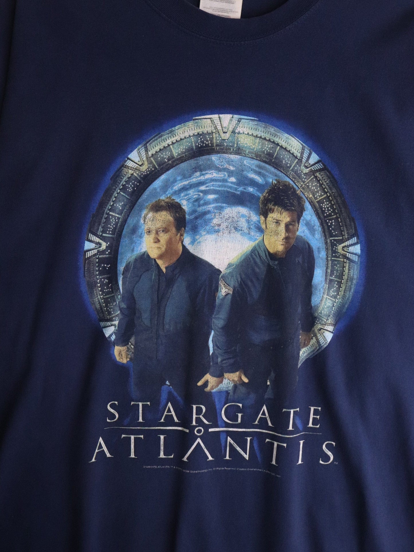 Vintage Stargate Atlantis T Shirt Mens 2XL Blue from propervintagecanada