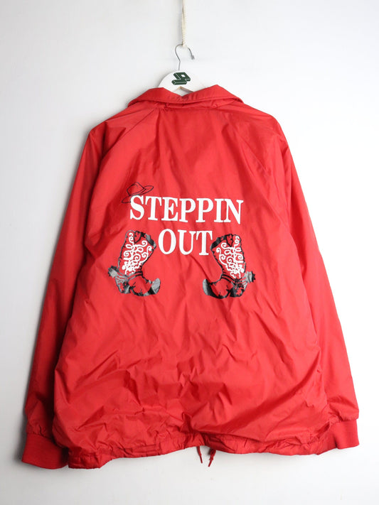 Vintage Steppin Out Jacket Mens XL Red Western Country from propervintagecanada